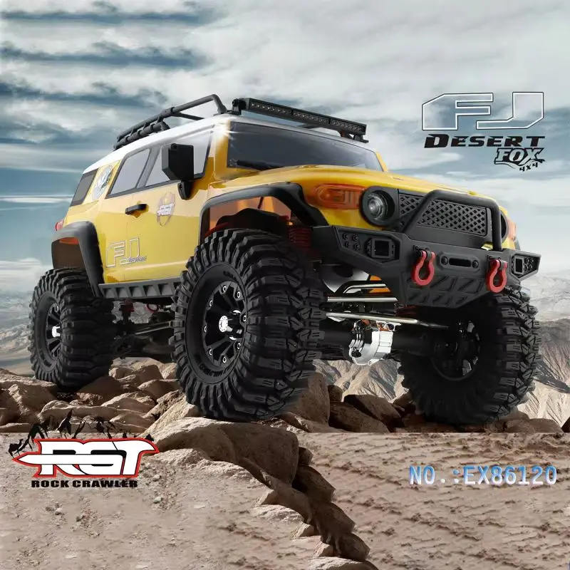 RGT 1/10 Ex86120 4WD 2.4g RC Car Simulation Fj Cool Land Ze  Remote Contro Electric Climbing Off-Road Vehicle Model Boy Toy Gift