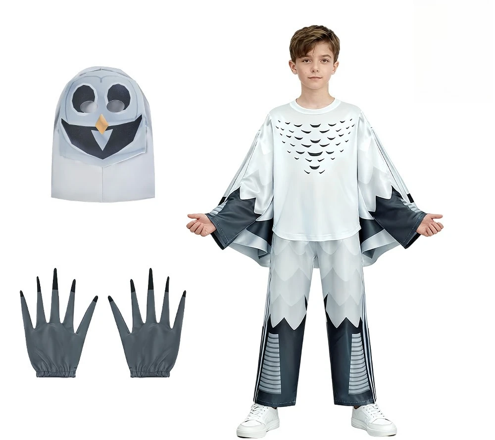 

99 Night Forest Deer Monster Owl Cosplay Costume Kid Monster Horror Game Clothing Creative Halloween Party Jumpsuits Clothes