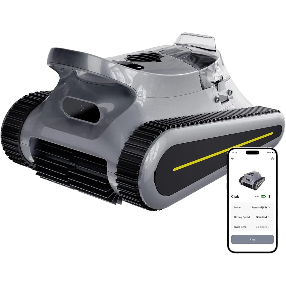 

Беспроводной робот-пылесос для бассейнов с доставкой по США, 180 Вт, бесщеточный двигатель, сила всасывания 45000 Па, автоматическое очищение стен и водной линии, функция самостоятельного выбора маршрута