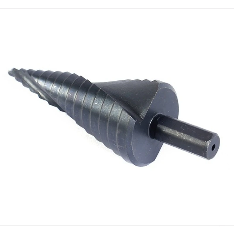 

Высокоскоростной стальной шестигранный хвостовик, башенные сверла с прямой канавкой, набор ступенчатых сверл с нитрированной черной спиральной канавкой для режущих инструментов