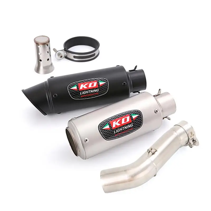 

For BMW C650 Sport 2016-2020 Motorcycle Exhaust System Mid Connect Pipe Stainless Steel Escape 51mm Muffler Silencer Slip On