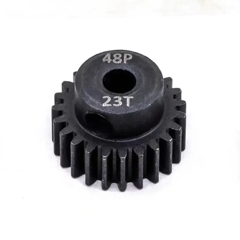 48DP 3.175mm 12t 13t 14t 15t 16T 17t 18T 19T 20T 22T 24T 25T Black steel metal Pinion Motor Gear For 1/10 Rc Model Car Motor