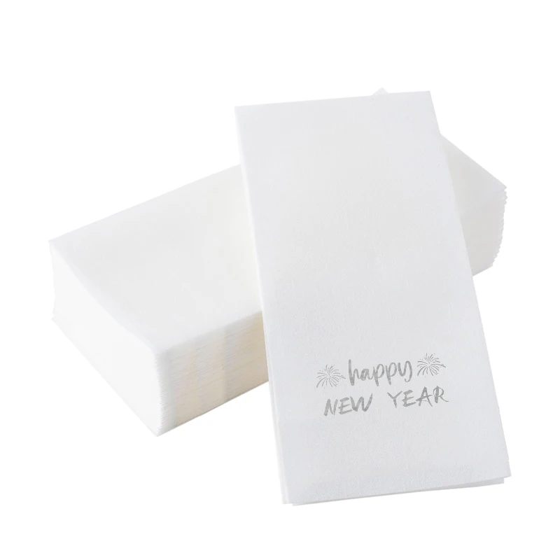 50Pcs  33×33CM  3-layer Gold foil napkin Lunch paper, dinner paper, restaurant paper, special for the public