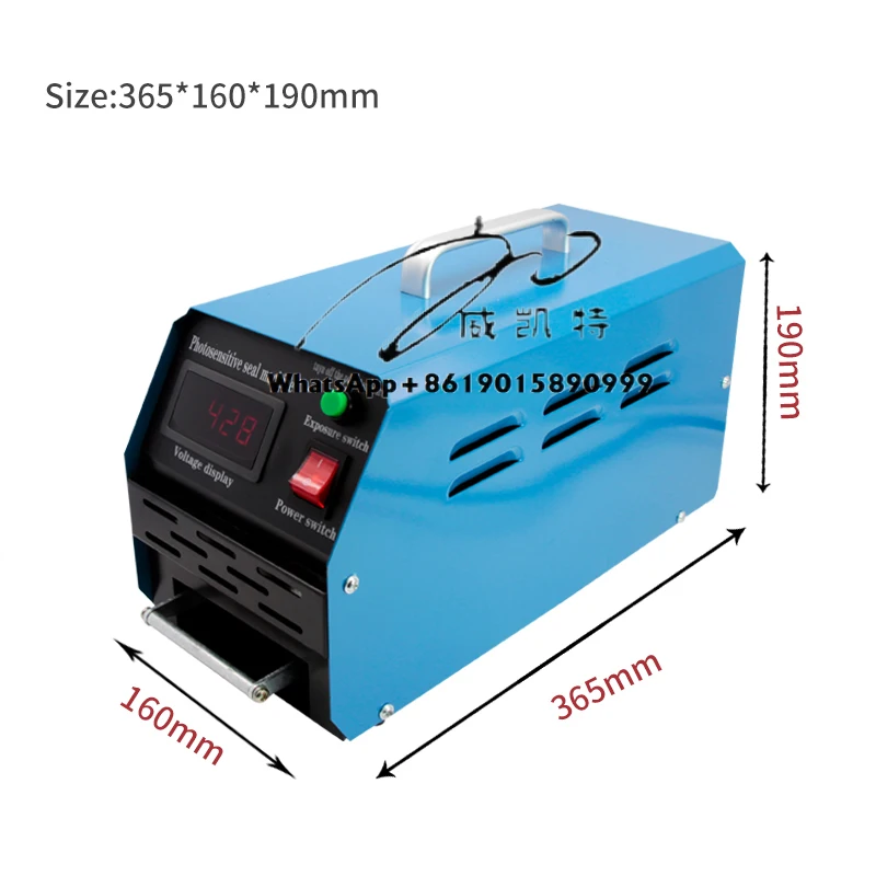 Automatic Stamp Machine Intelligent Photosensitive Pre Inked Self Inking Rubber Flash Stamp Making Machine