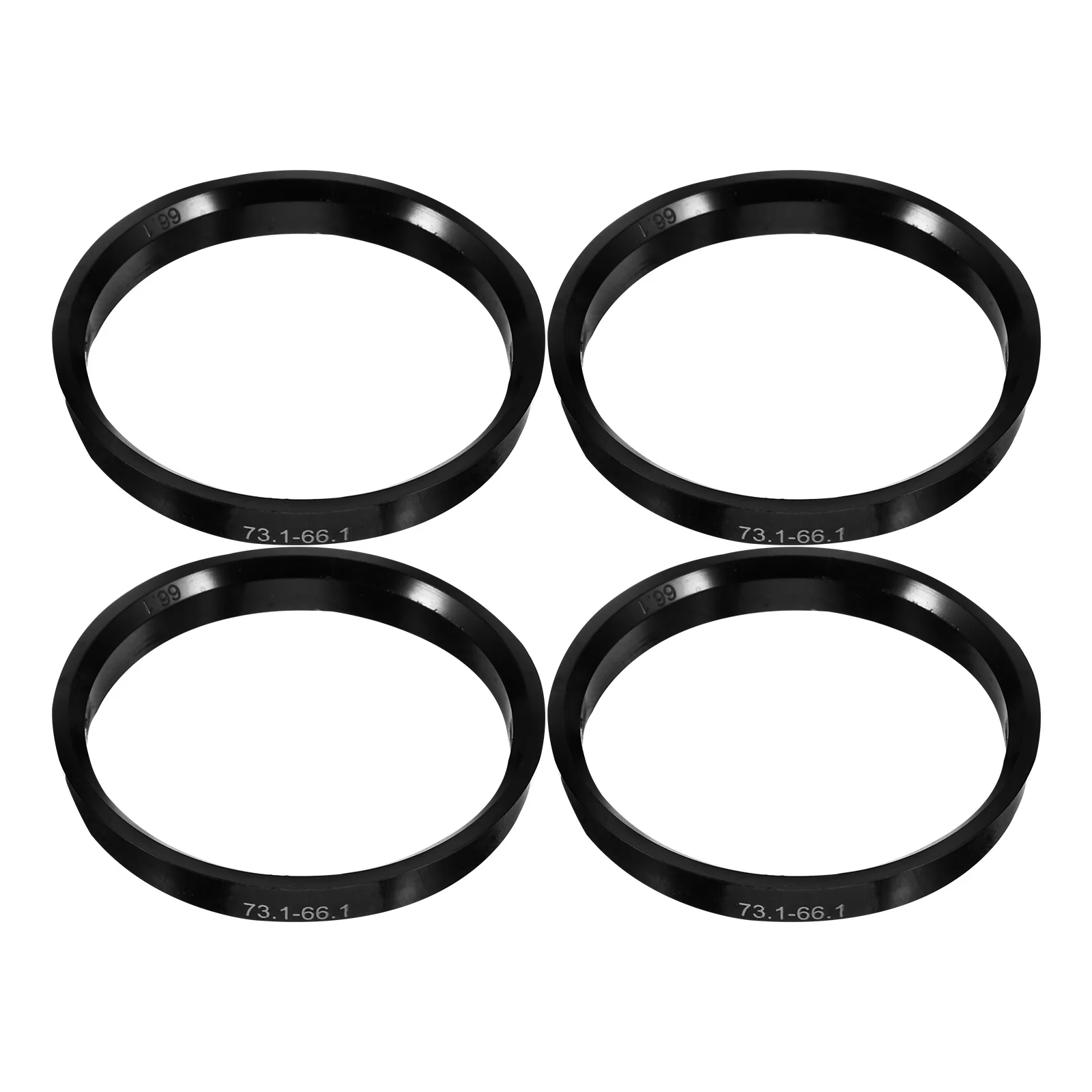 4 Pcs Hub Reducer Ring Centric Rings Spacer Car Exterior Decorations for Rims Tire Wheel Centering