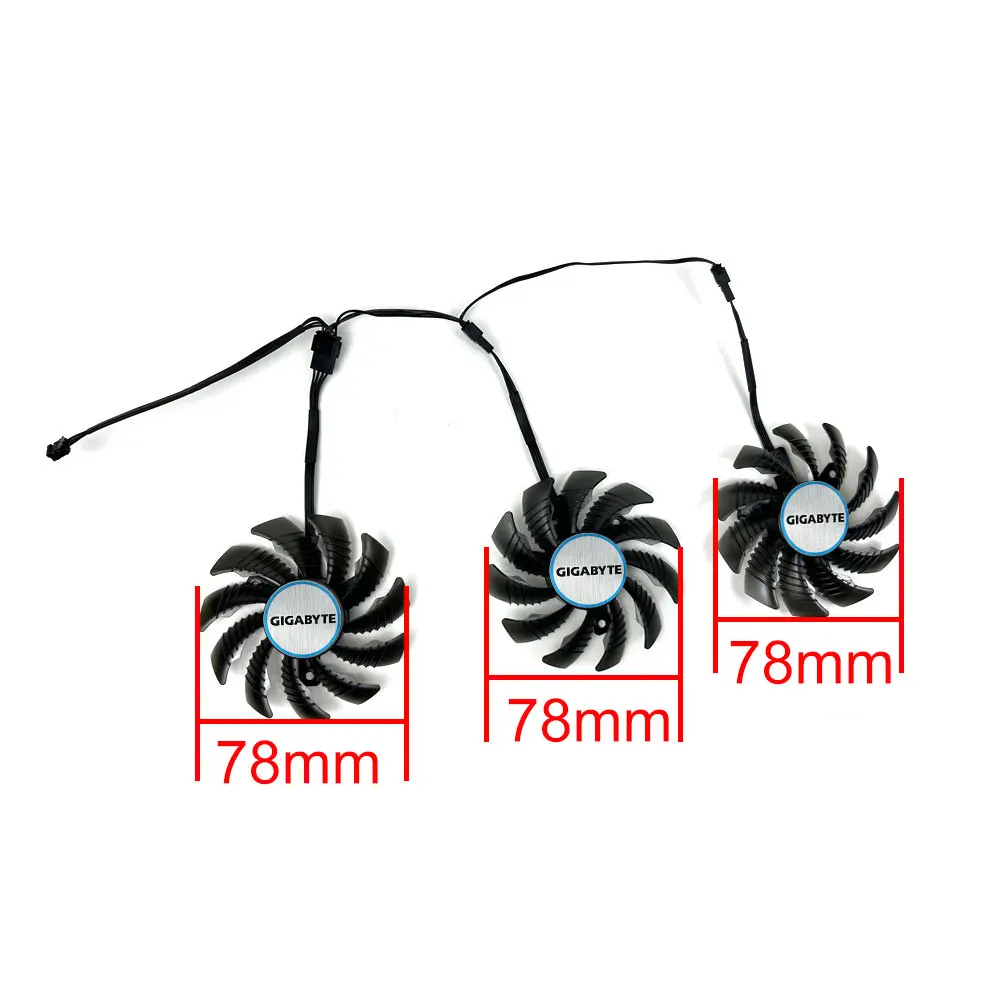 NEW Cooling Fan 78mm PLD08010S12HH GA81S2U For Gigabyte RTX3060 3070 TI Eagle Gaming video card fans