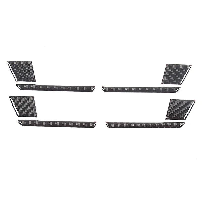 For Hummer H3 2005-2009 Soft Carbon Fiber Car Door Inner Handle Decoration Sticker Interior Modification Accessories