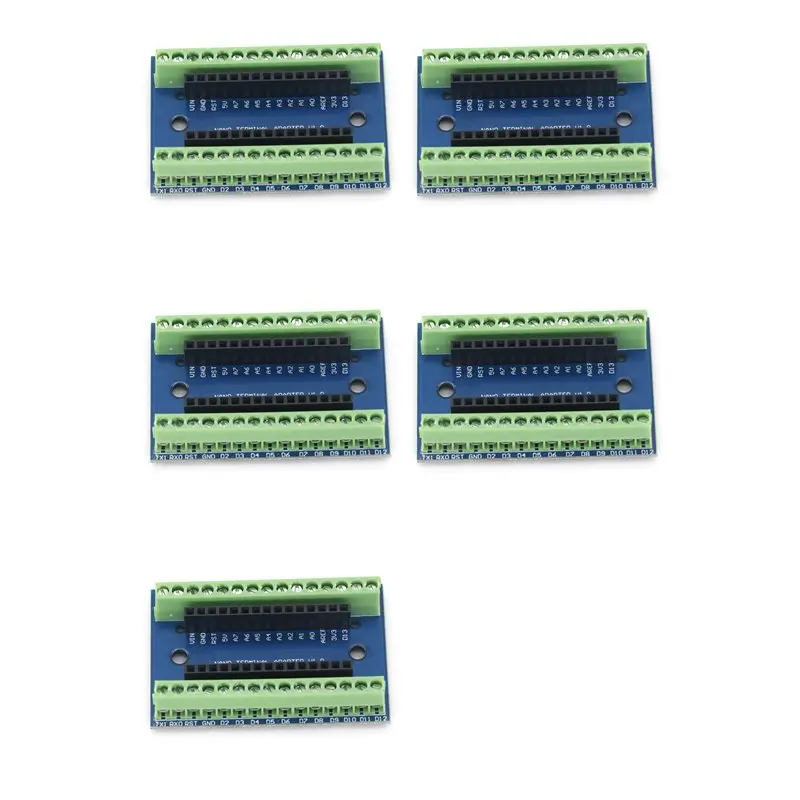 

10X NANO IO Shield Expansion Board For Arduino UNO,Terminal Adapter,Compatible With AVR ATMEGA328P