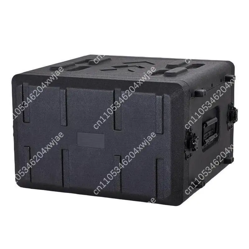 Portable Plastic Rack Flight Case 2U 3U 4U 6U Storage Cabinet For Stage Audio Gear Amplifier Microphone Live Show Transport Box