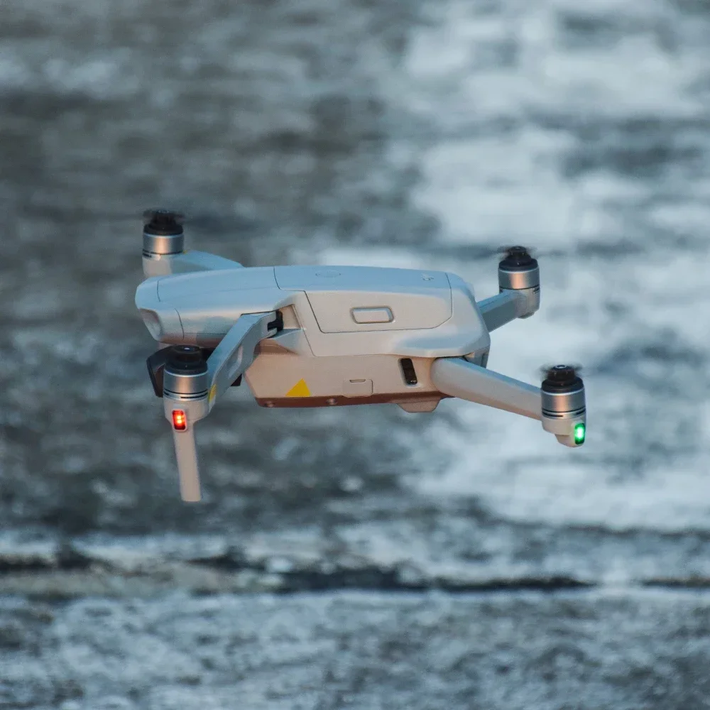 المروحة الصغيرة لـ DJI Mavic Air 2/2S منخفضة الضوضاء المزودة بشفرة 7238 دعائم قابلة للطي ومروحة سريعة الإصدار لملحقات Mavic Air 2 2S