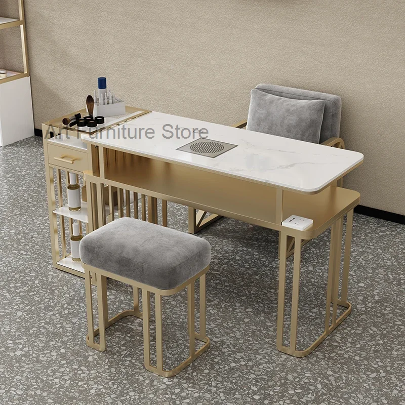 

Dressing Professional Manicure Table Beauty Salon Living Room Nail Tech Table Aesthetic Mesa manicura Beauty Furniture LJ50MT