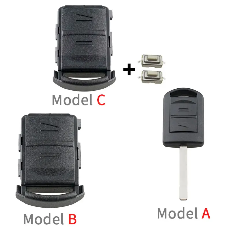 2 Tasten Autos chl üssel Fernbedienung Gehäuse Ersatz Autos chl üssel schale passend für Agila/Meriva/Opel/Astra mit 2 Mikrosc halter