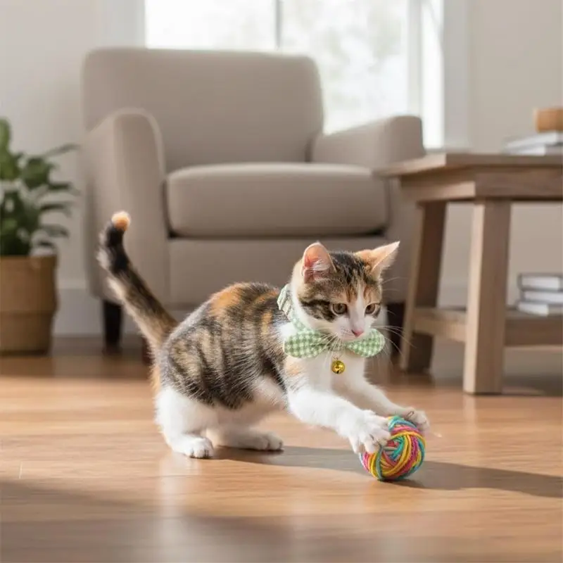 Adjustable Dog Cats Collar Soft Durable Perfect For Indoor Outdoor Use
