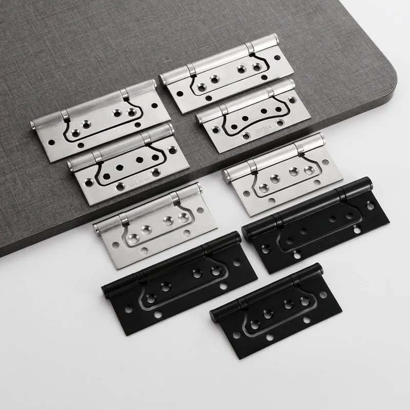 

4 Inches Stainless Steel Adjustable Hinge Furniture Spring Mute Hinges Window Cabinet Door Connector Home Hardware Accessories