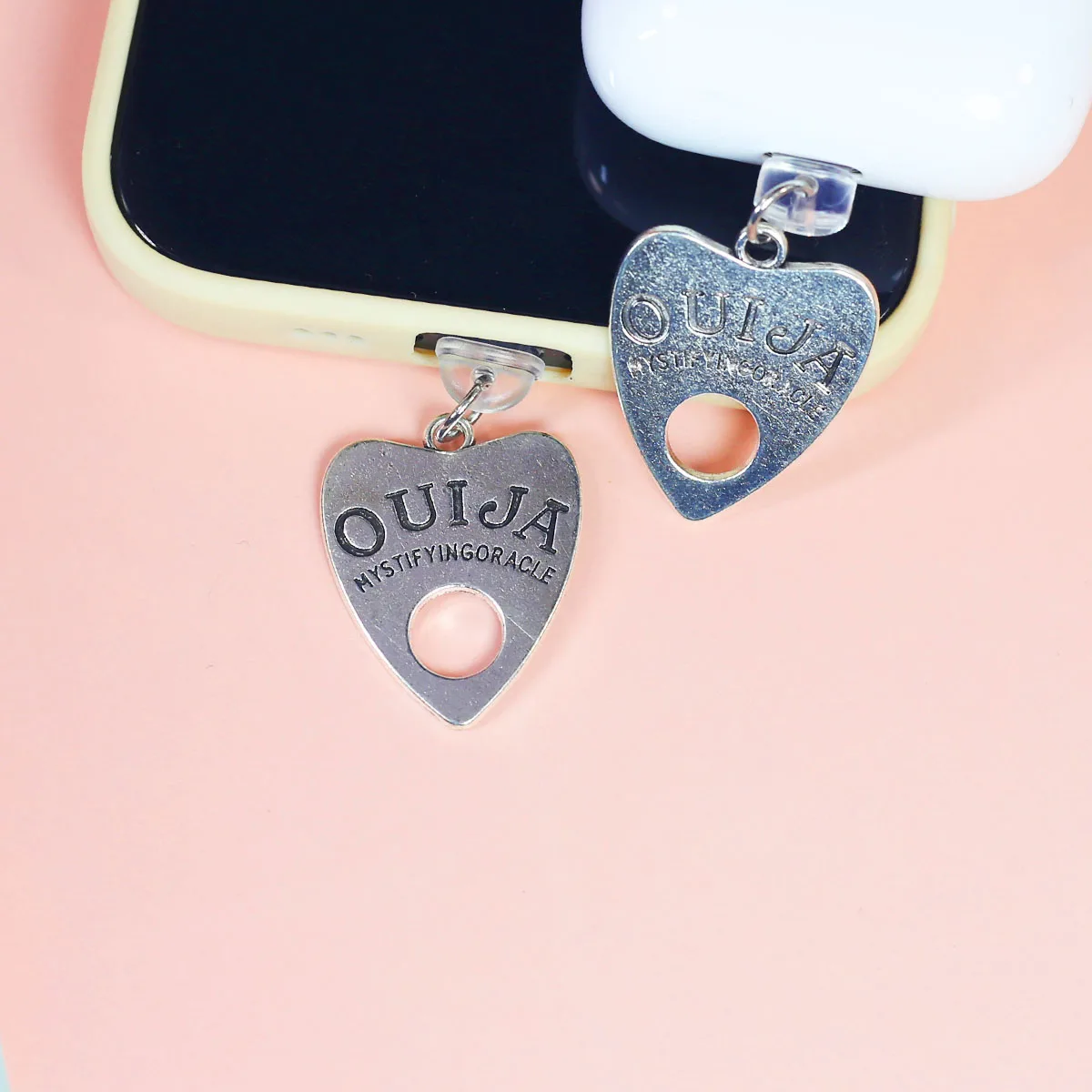 Mobile phone dust plug retro OUIJA pendant accessories, earrings/necklaces/bracelets accessories for iPhone/type-c