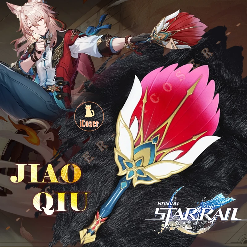 

CosplayHonkai Star Rail Jiaoqiu Cosplay Fan Game Props Foxian Xianzhou Yaoqing Feixiao Halloween Party Women Men Role Play Acces