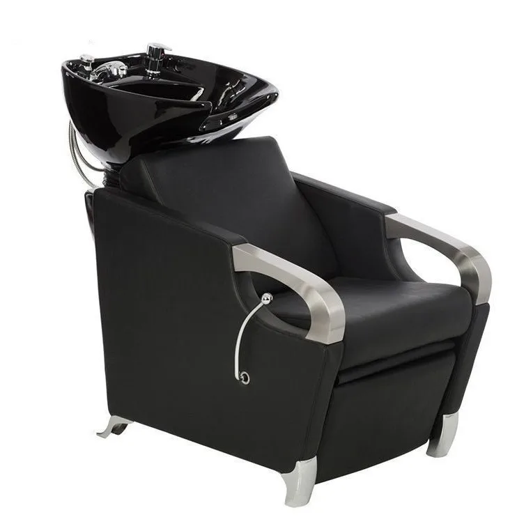Yjq shampoo bed, premium lounge chair, barber shop, small seated hair salon, shampoo flush bed