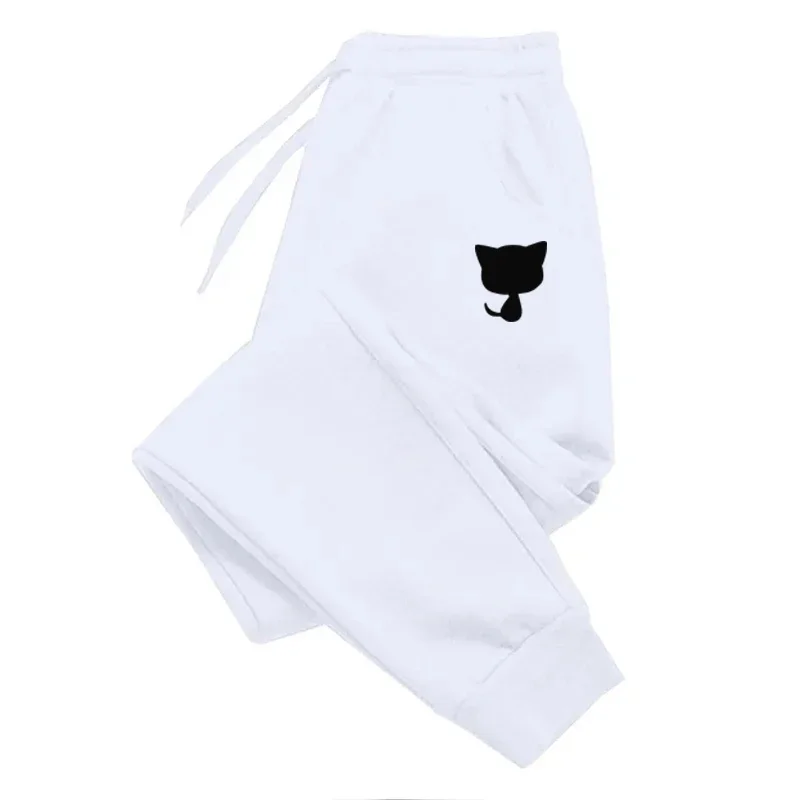 

2025 school season - autumn-winter men's and women's patterned kitten print leggings for daily workouts and jogging