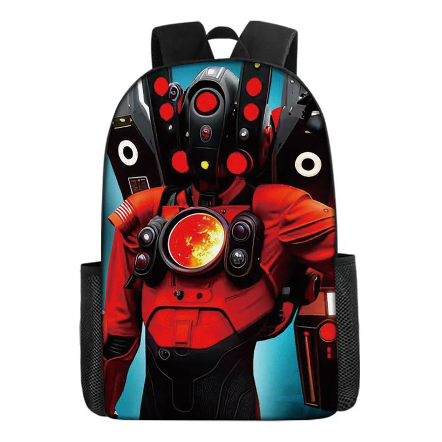 Skibidi Toilet Backpack, Titan Speakerman Anime Backpack, Girls Boys School Bag Children\'s School Bag, Fashion Trendy Versatile