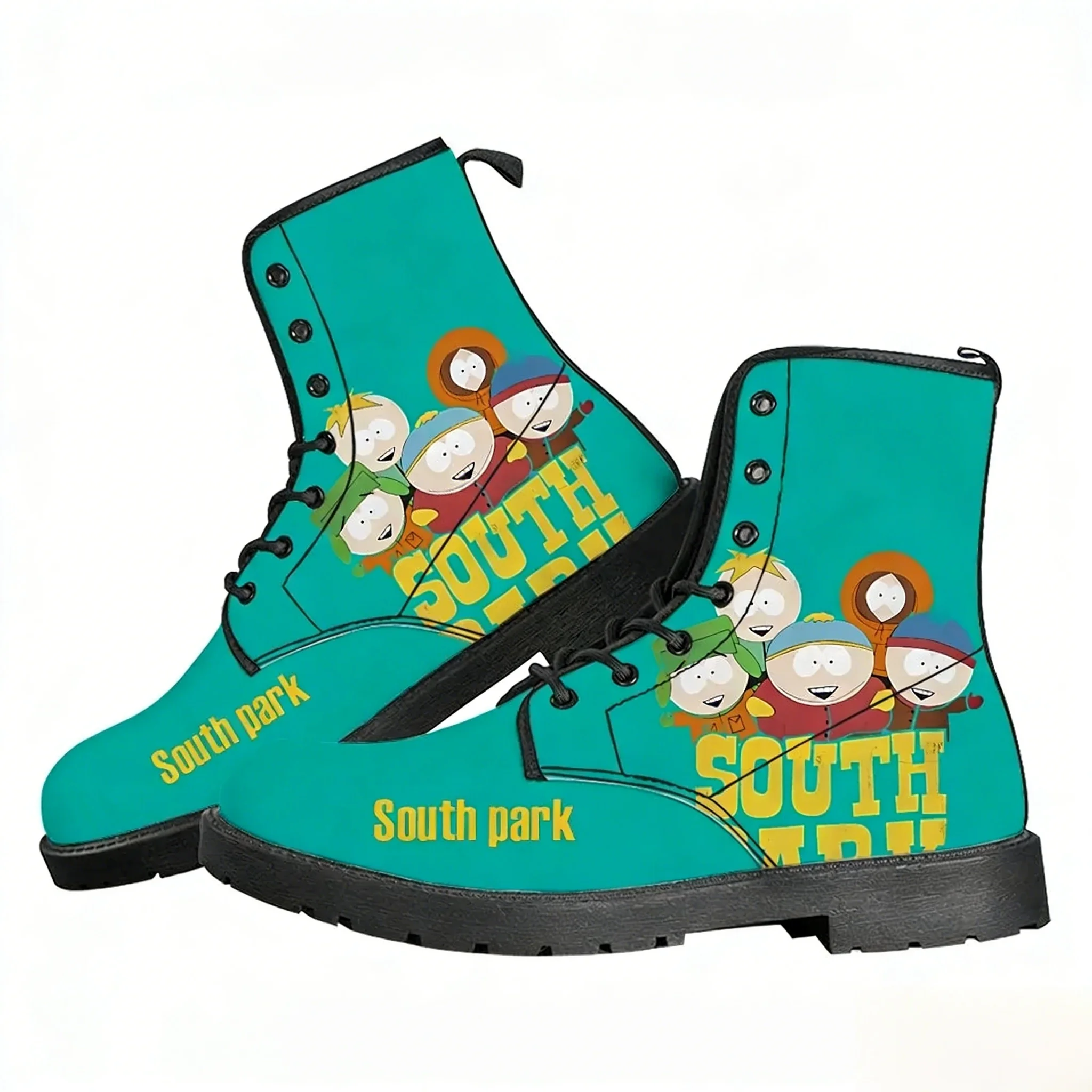 

Южный парк, аниме, комедийные повседневные ботинки, мужские и женские уличные подростковые туфли в стиле ретро, модные уличные ботинки, уличная обувь высокого качества
