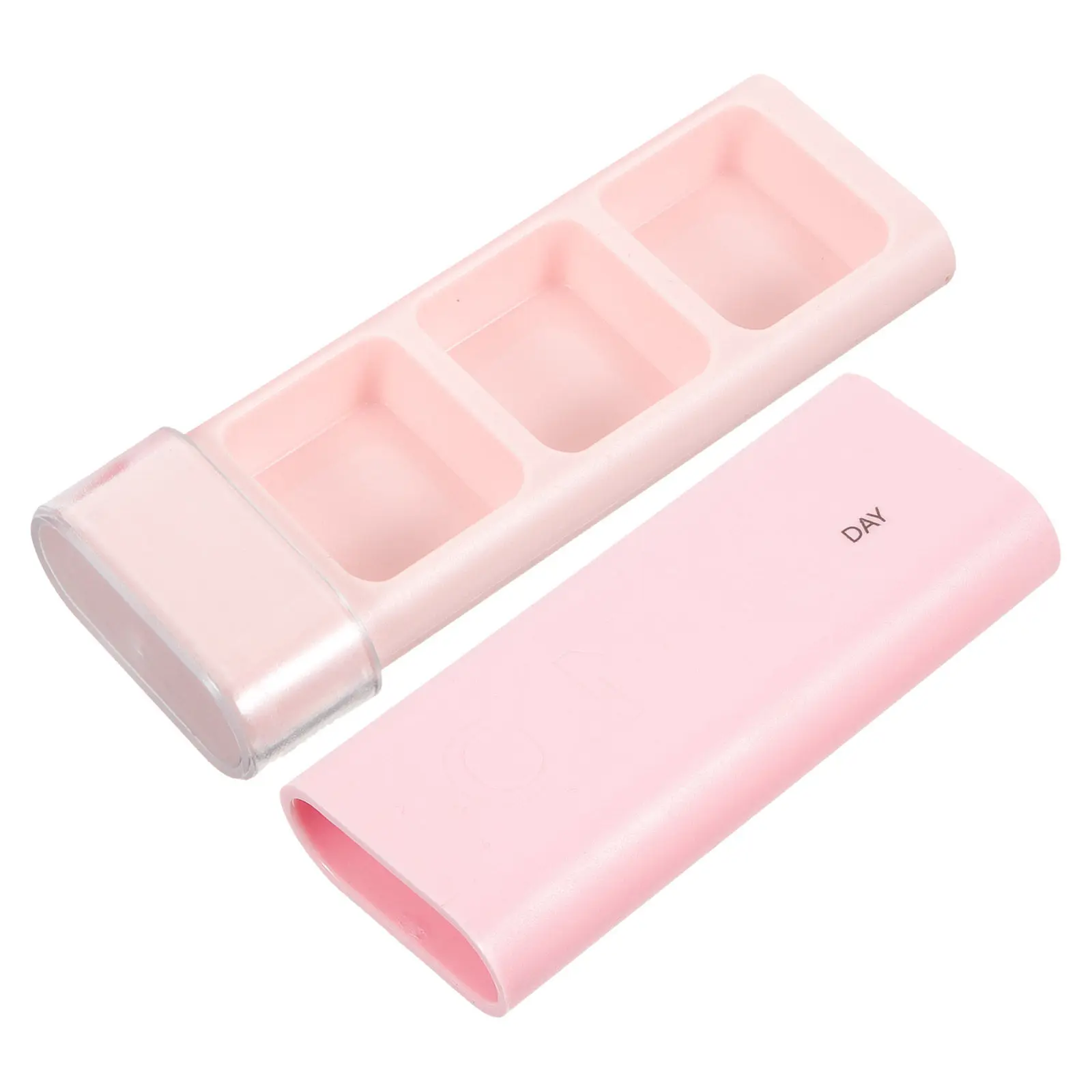 

1Pcs Compact Medication Dispenser Portable Pill Case Small Splitter Box for Weekend Trips Outdoor Activities Medicine Storage