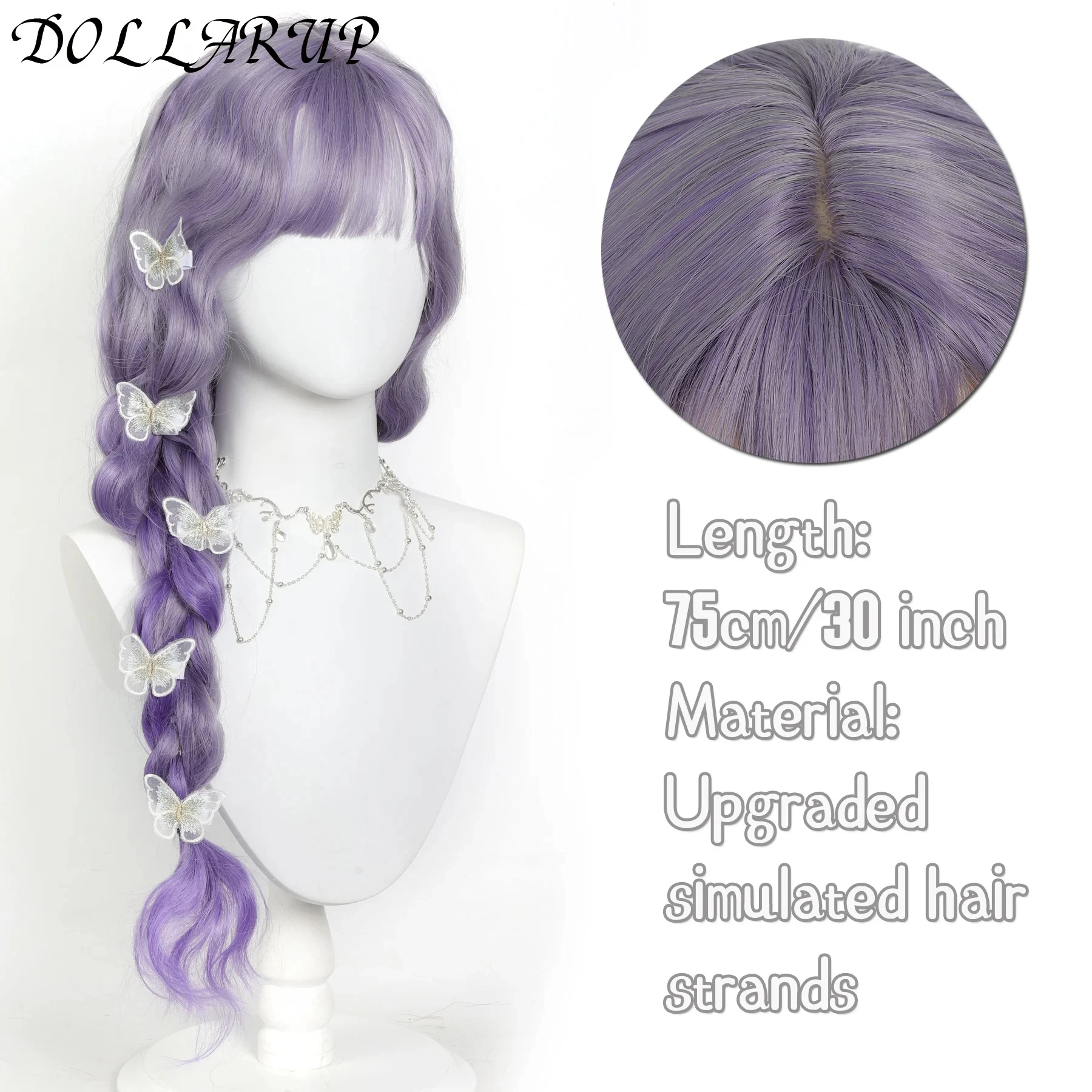 JKL الاصطناعية الدانتيل الباروكة الأمامية للنساء 42 بوصة طويلة مجعد الدانتيل الباروكات أومبير براون تسليط الضوء على الزنجبيل الأبيض الوردي شعر مستعار تأثيري #6