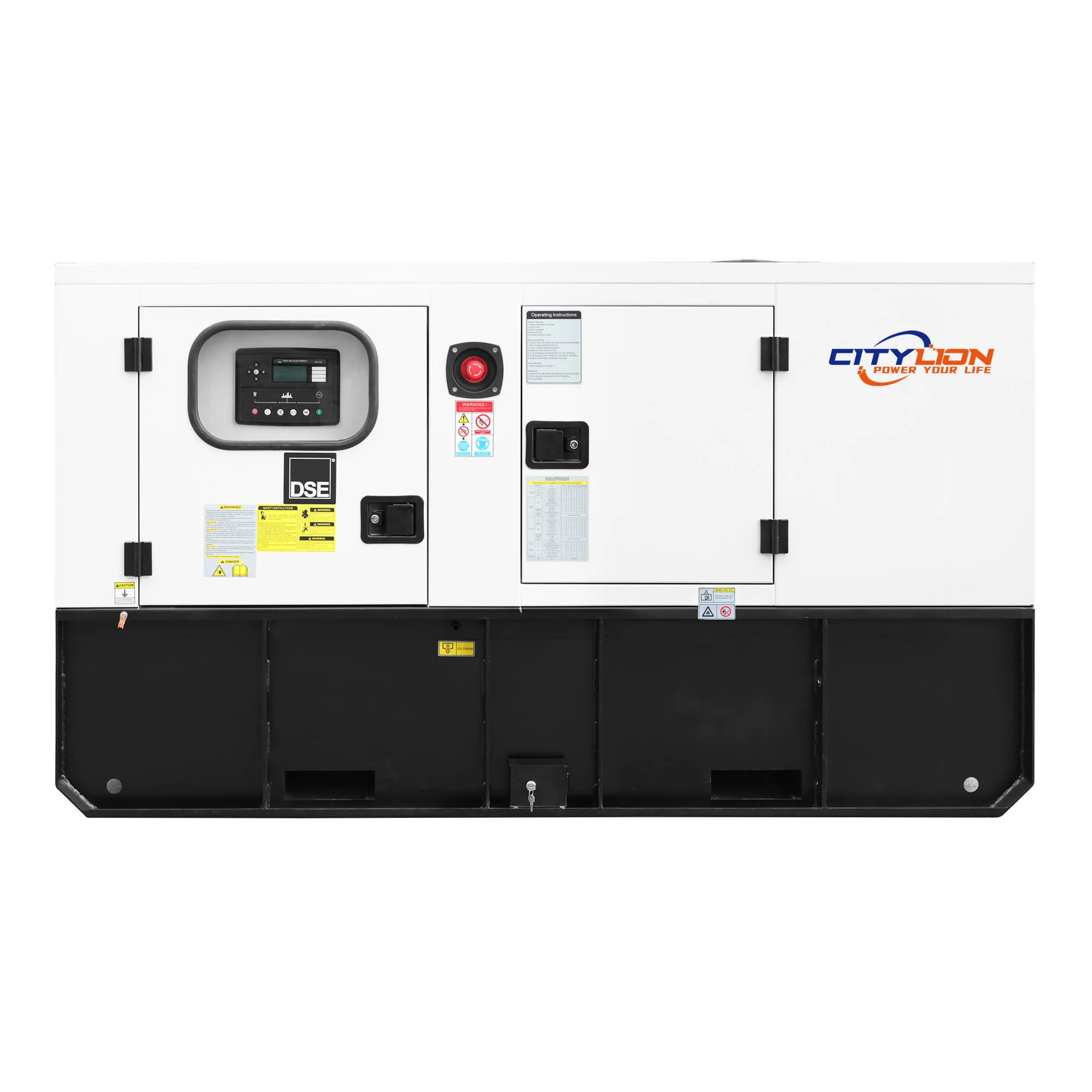 15 KVA Silent Diesel Generator 3 Phase 12 KW Open Frame With Remote Start 60Hz Frequency 230V/240V/480V Rated Voltage