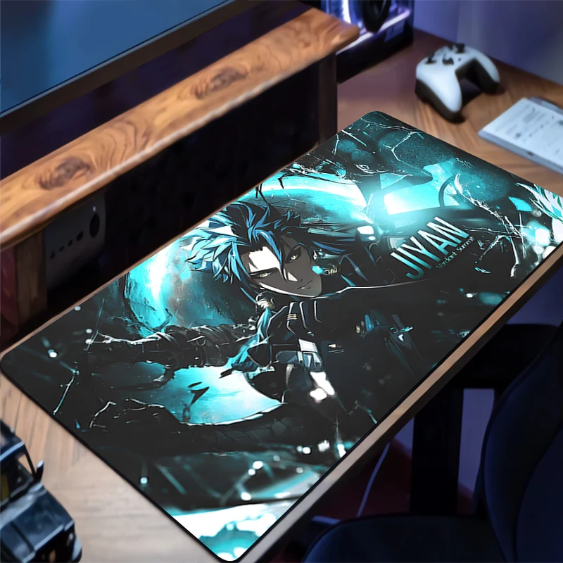 

Mouse Pad W-wuthering Waves Jiyan Gaming Mousepad Rubber Desk Mat Non-slip Laptop Gamer Desk Accessories Keyboard Pad Carpet