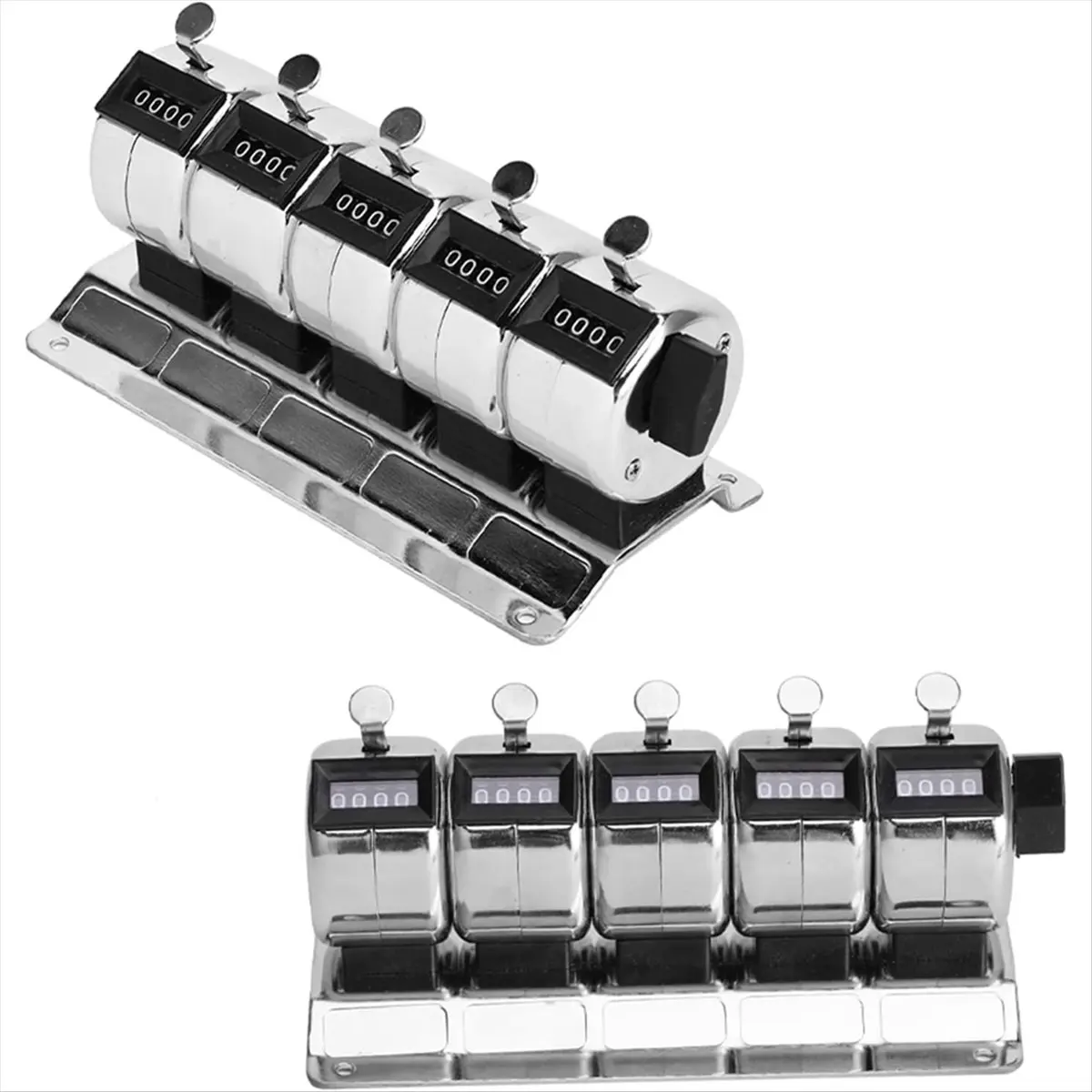 New Mechanical Counter Metal Manual Clicker Stainless Steel Tally Hardware Tools for Terminal Counting Factory Statistics