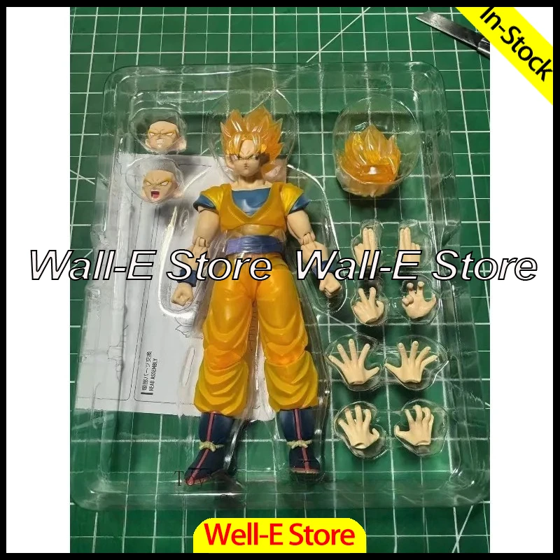 

В наличии Bandai TAMASHII NATIONS LOJA Dragon Ball Z S.H.Figuarts SHF Super Saiyan Son Goku Z Soldado Figura Modelo Brinquedos