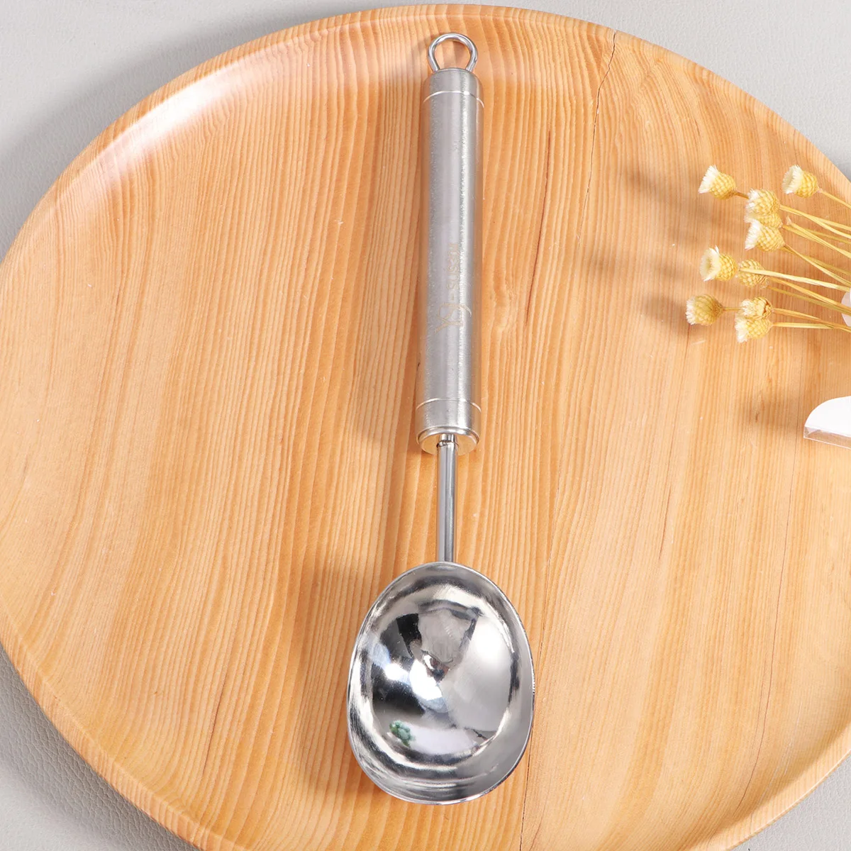 

Stainless Steel Ice Cream Scoop Modern Design Ergonomic H Non Slip Easy Grasp Portable Lightweight Kitchen Tool