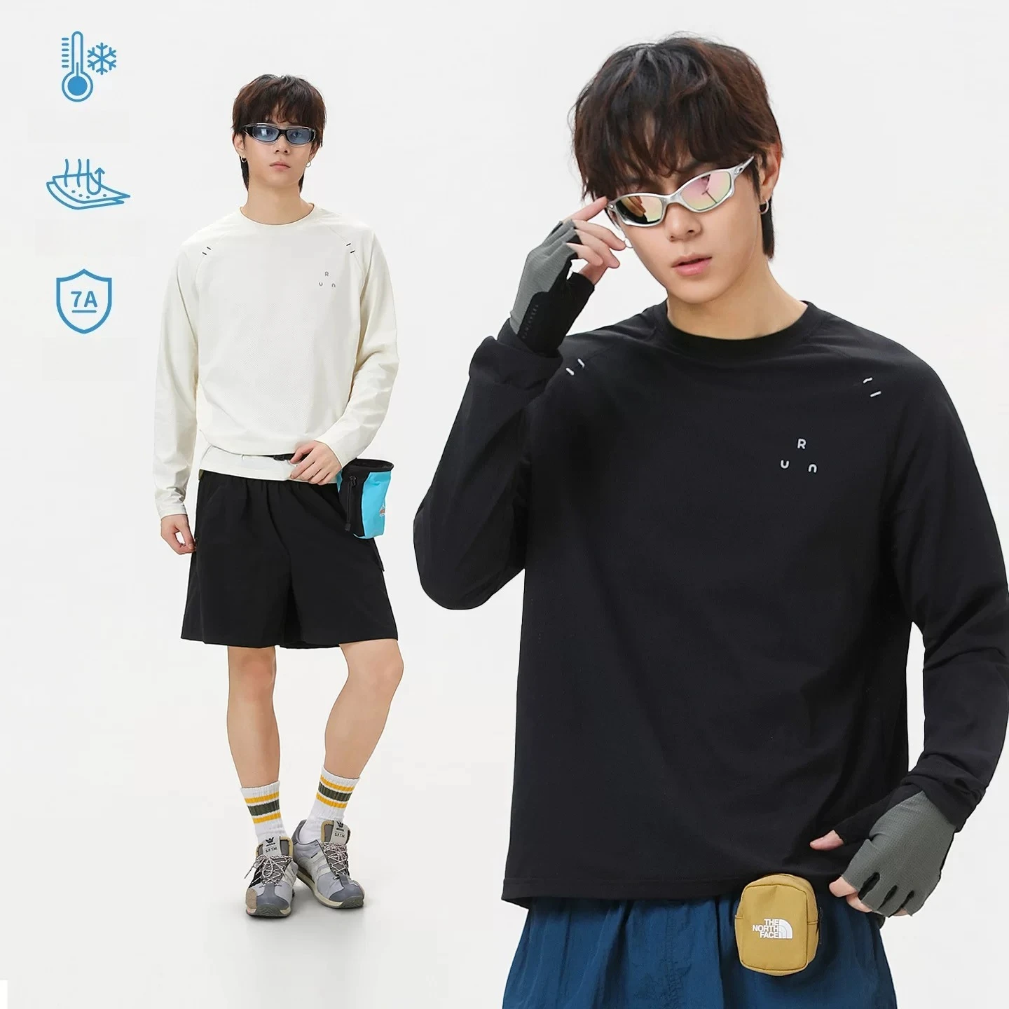 Men's Minimalist Slim-Fit Athletic Pullover – Breathable Long Sleeve Top for Gym, Outdoor & Casual Wear image 3