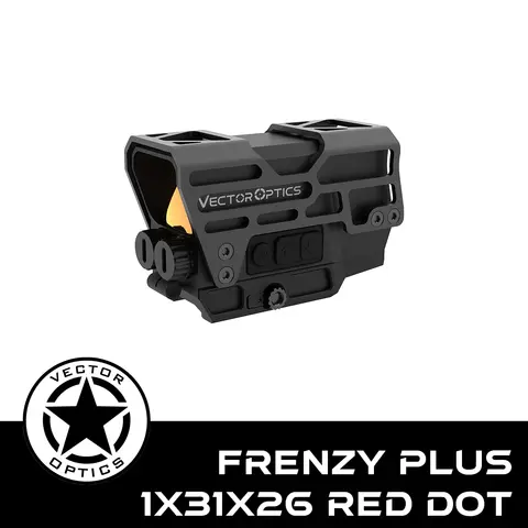 Vector Optics Frenzy 1x31x26 Red Dot Sight | 50K Hours Battery & Motion Sensor | 3 MOA & IP67 Waterproof​ | Lifetime Warranty
