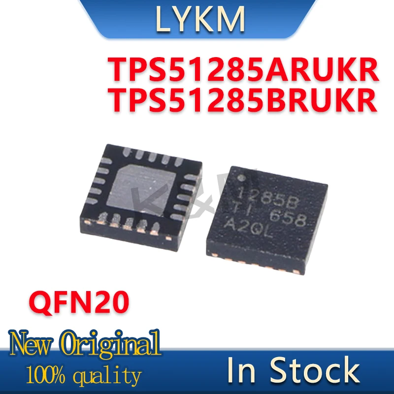 2-5/PCS New Original TPS51285ARUKR TPS51285BRUKR TPS51285A TPS51285B 1285A 1285B QFN-20 Switch controller chip In Stock