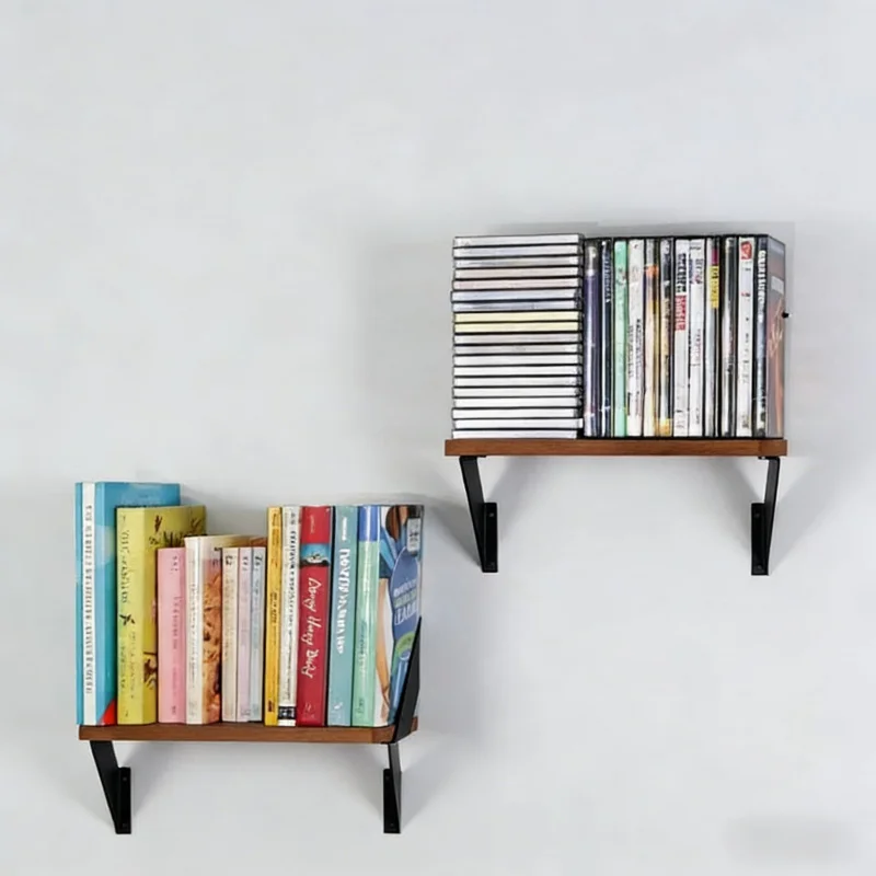 

Модный декоративный настенный кронштейн, 8-дюймовая плавающая полка, 4 прочных угловых кронштейна, нагрузка до 200 фунтов