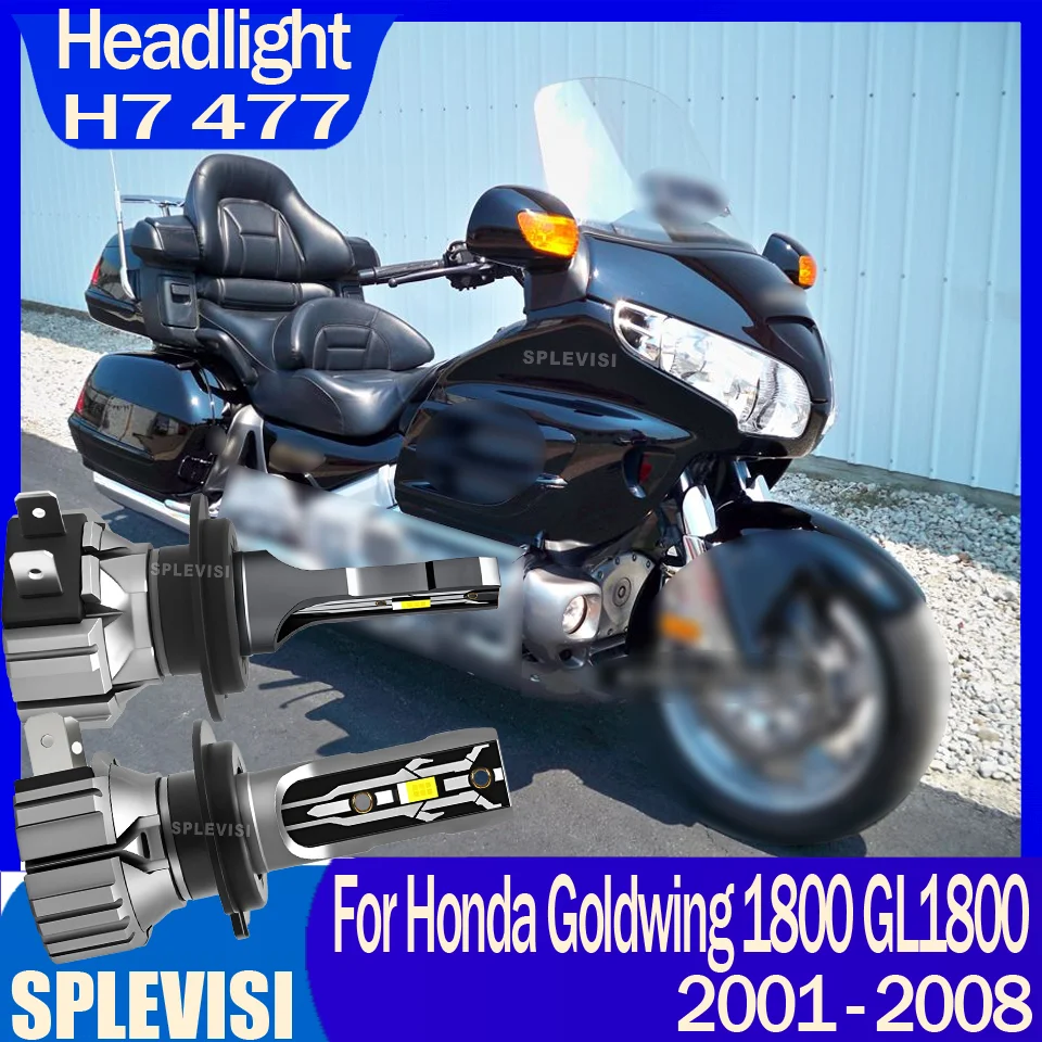 

motorcycle Headlight Plug-and-Play Instant Installation For Honda Goldwing 1800 GL1800 2001 2002 2003 2004 2005 2006 2007 2008