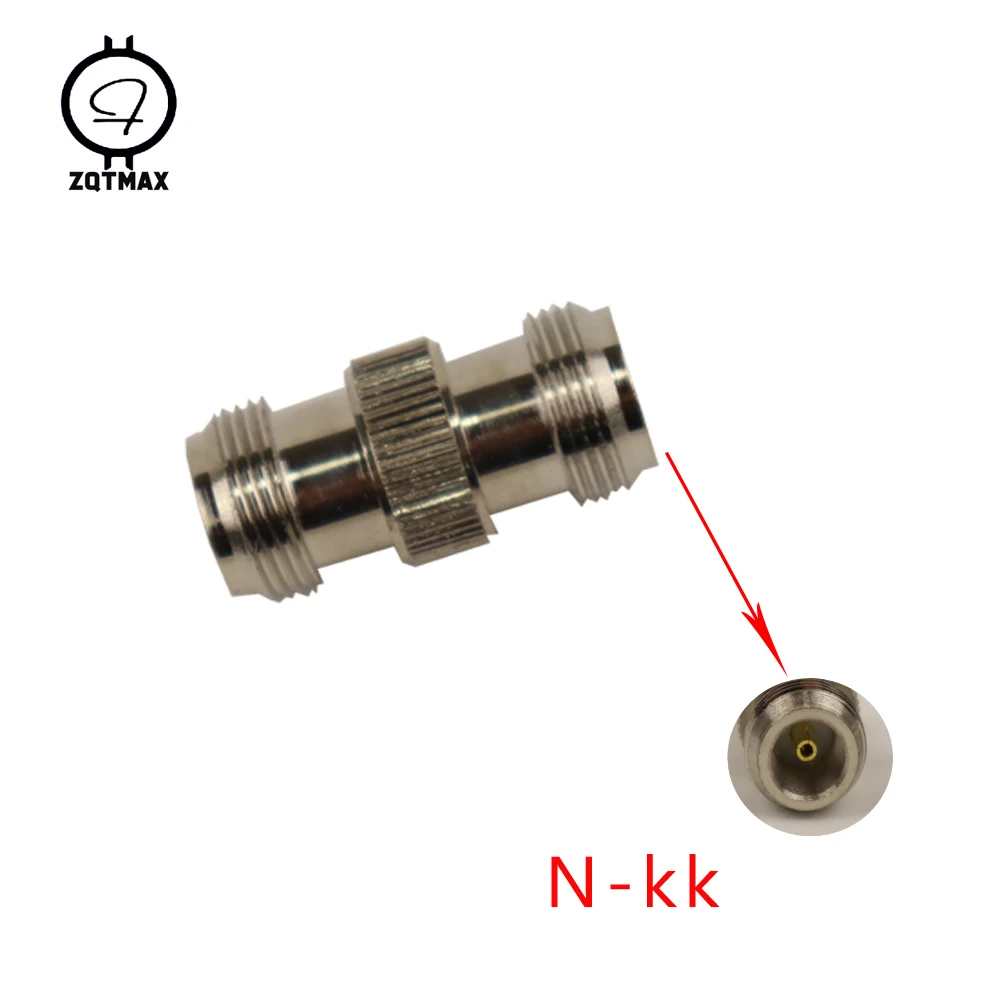 ZQTMAX N-KK Loại N Nam Nữ Cổng Kết Nối Đồng Trục Đầu Nối Chuyển Đổi Adapter