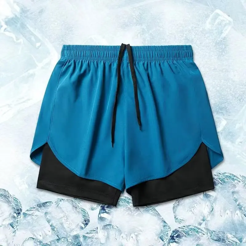 Summer Men's Sport Workout Shorts Quick Dry Athletic Shorts Lightweight Running Shorts with Pockets Gym Beach Pants