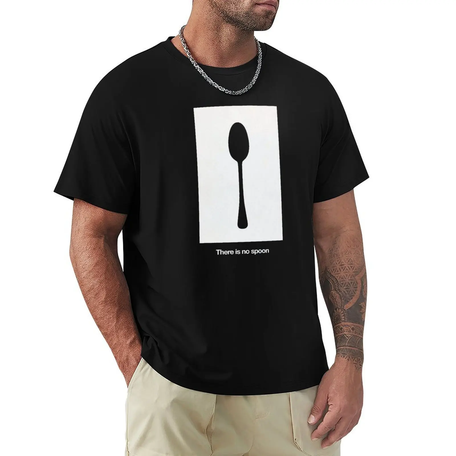 

There is no spoon! T-Shirt designer shirts graphic shirts Man t-shirt clothes for men