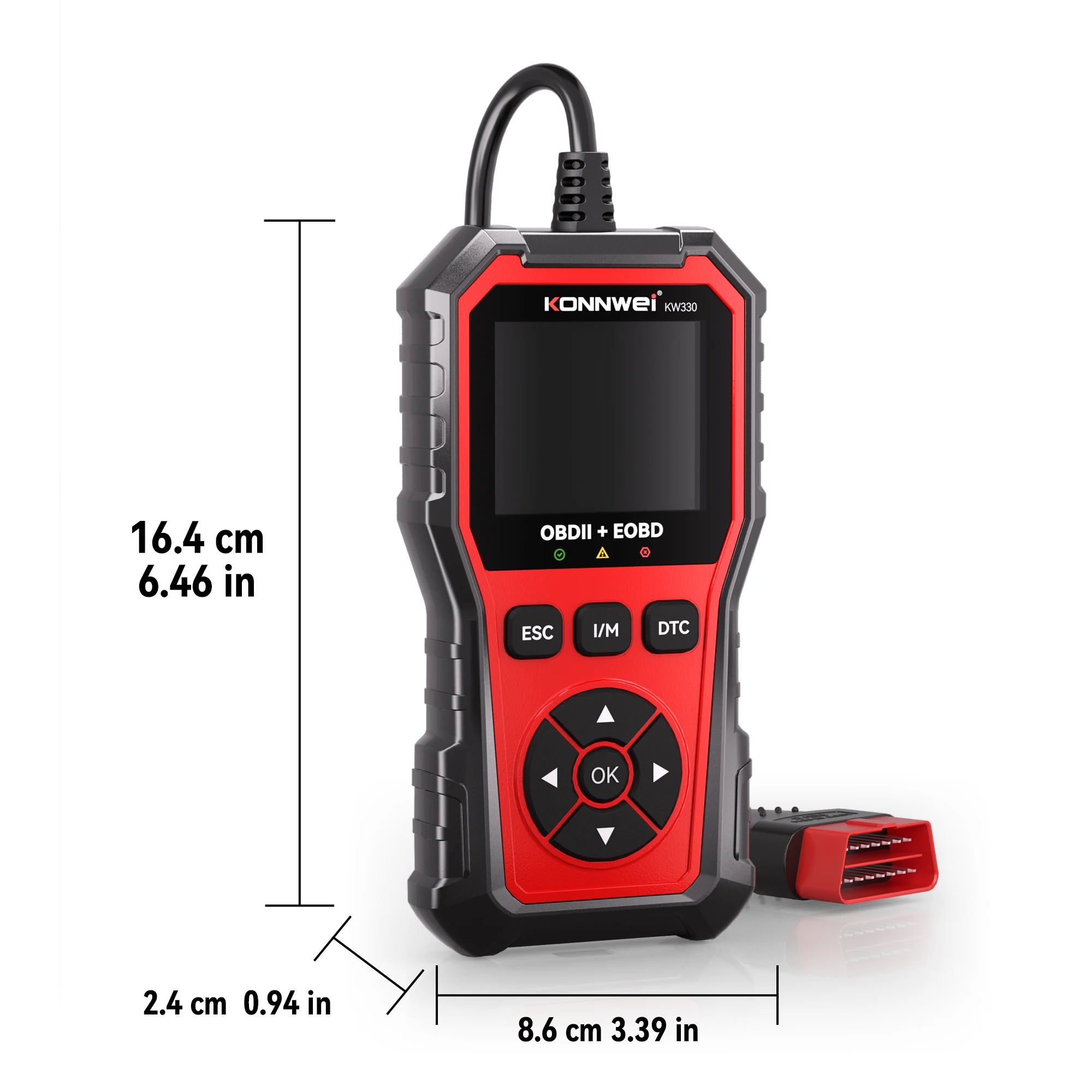 2025 KONNWEi Car Obd2 أداة تشخيص النظام الكامل محرك خطأ رمز التخليص O2 الاستشعار اختبار سيارة obd رمز القراءة الماسح الضوئي #2