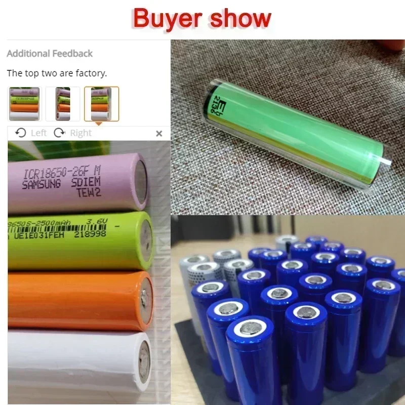 50-1000pcs 18650/21700/26650 Lithium Battery Films Pre-cut PVC Heat Shrink Tubing  Insulated Wrap Shrinkable Protector Sleeving