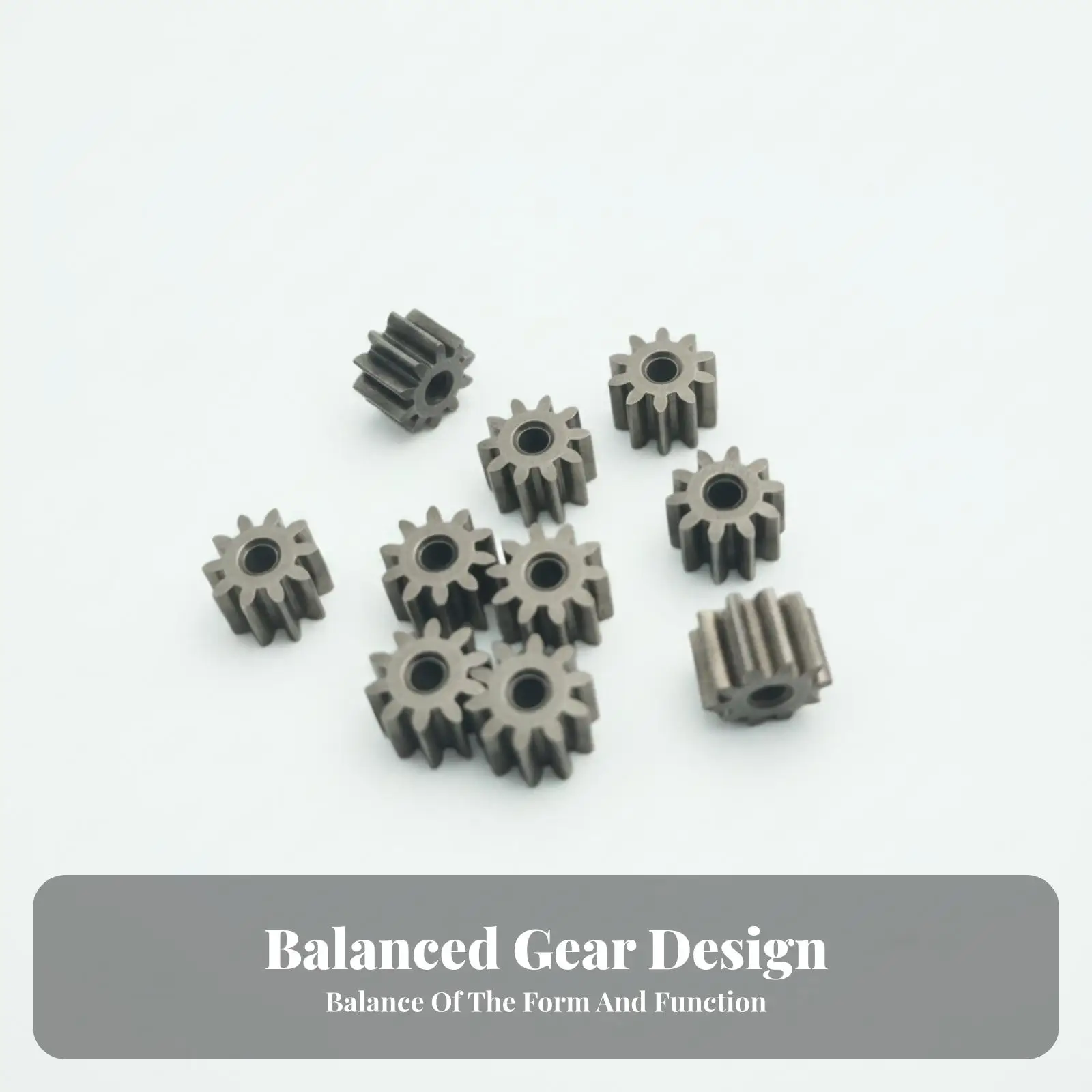 10 Pieces Metal Motor Gear High Precision Metal Spur Gear Easy to Install