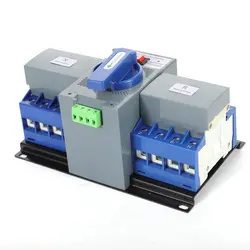 63A 4P Dual Power Automatic Transfer Switch Dual Power Generator Changeover Switch Mini Circuit Breaker Self Cast Conversion