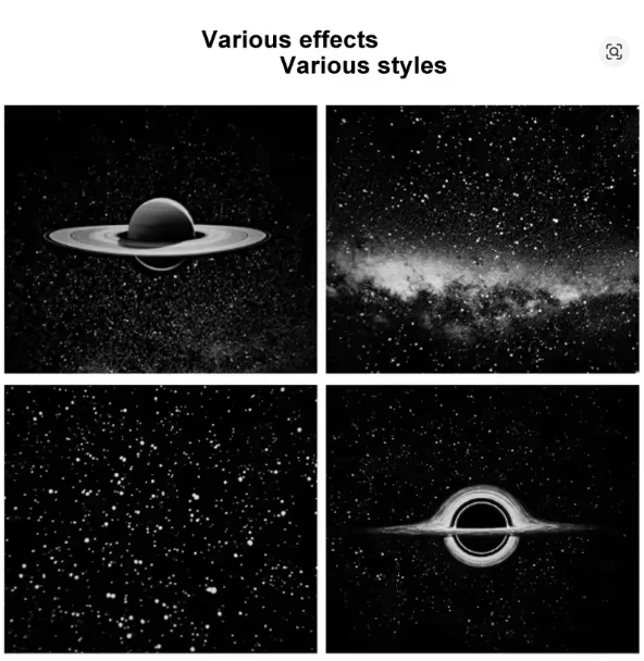 Car Interior Light Roof Star Light USB LED Starry Atmosphere Projector Decoration Night Party Decor Romantic Saturn Galaxy Light gallery 3