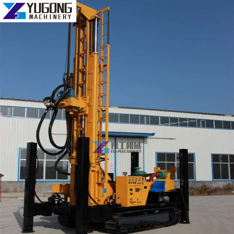 Factory Diesel Wheel Hydraulic Type Deep Drilling Rig for Water Well Factory Portable Crawler Water Well Drilling Rig Machine