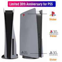 Limited 30th Anniversary for PS5 Fat Faceplate Vinyl Logo Sticker Playstation 5 Slim Console Cover Face Plate Shell Replacement