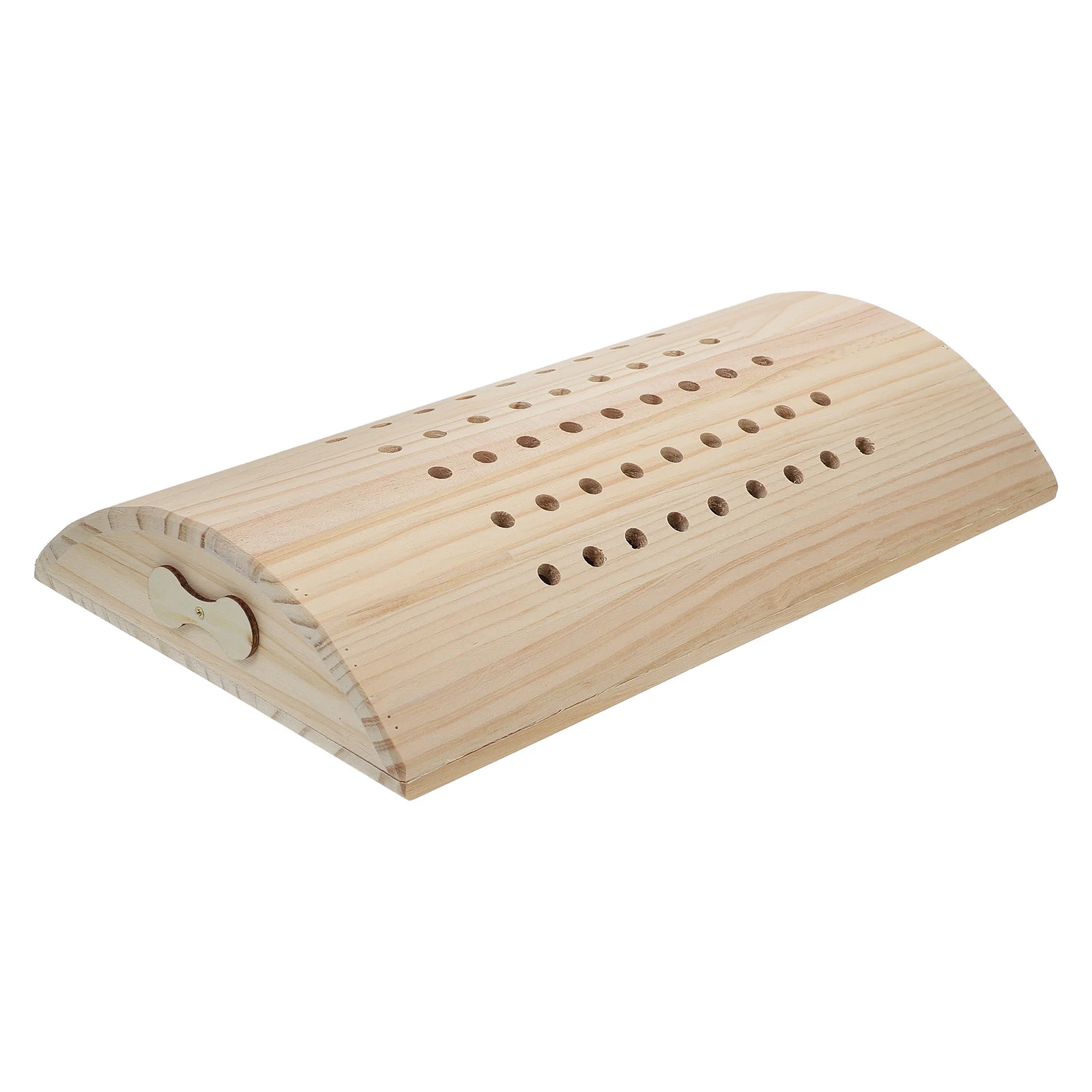 وسادة الكى الخشبية، دعم قطني خفيف الوزن للاستخدام الليلي، يمنع إجهاد العضلات، يناسب الخصر بشكل سلس، مستلزمات منزلية يومية