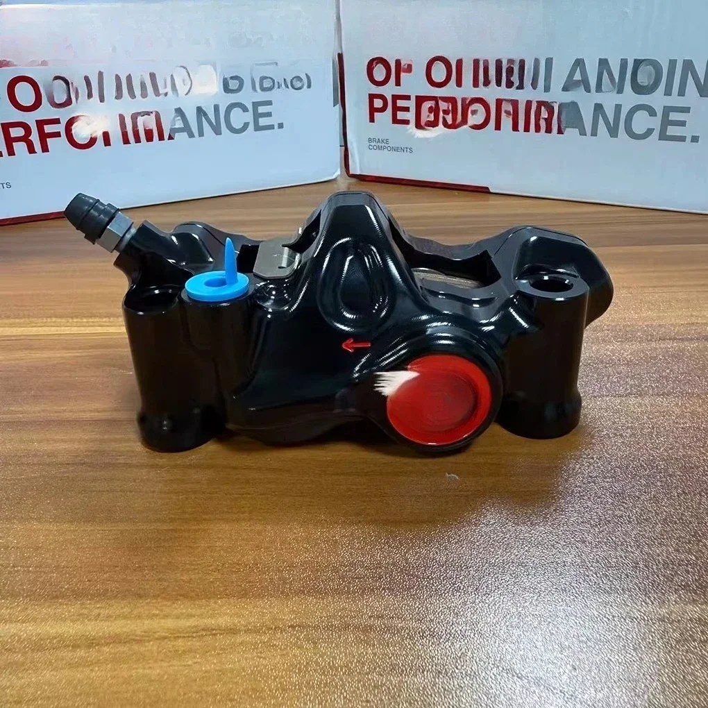 

Suitable for 1:1 Abalone GP4 Nickel-Plated Silver Large Heat-Dissipating Brake Caliper Brake Pump 484 Motorcycle