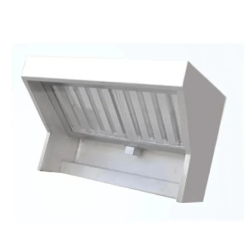 Commercial Floor Type Hood Customized Stainless Steel Fabrication for Fast Food Restaurant Kitchen Equipment view 2