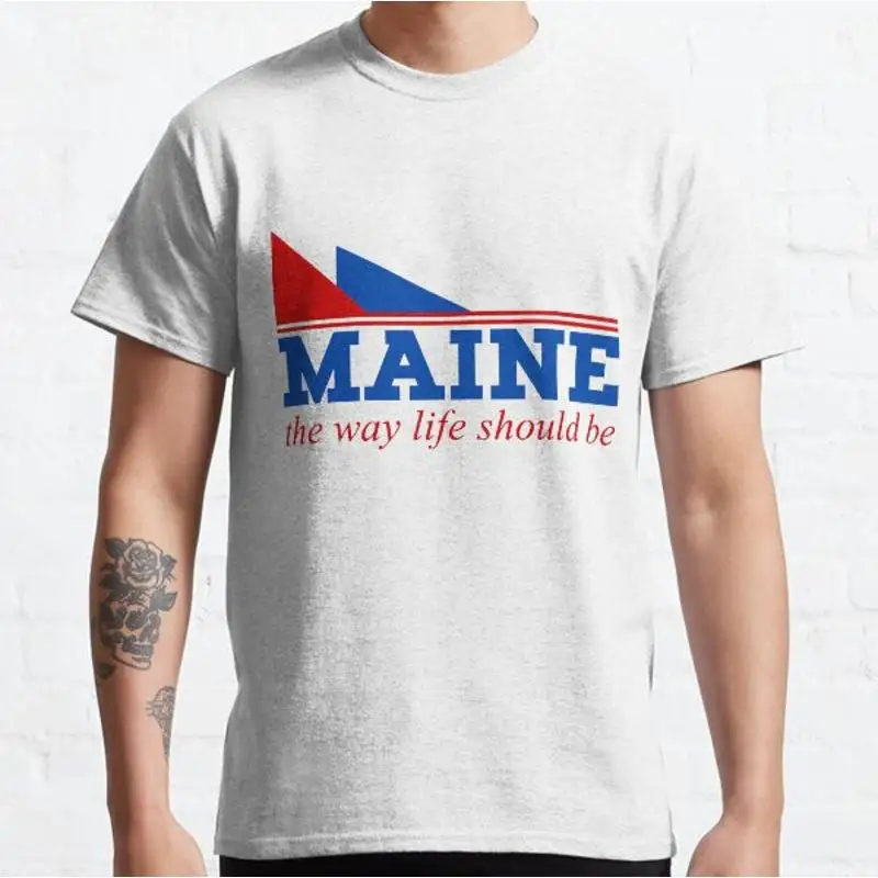 

Классическая футболка Maine The Way Life Must Be
